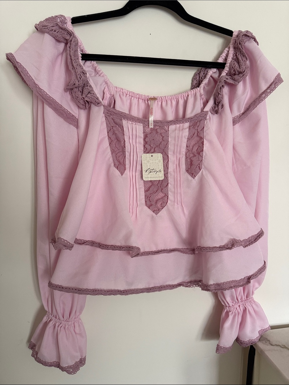 Free People Francie Silky Blouse